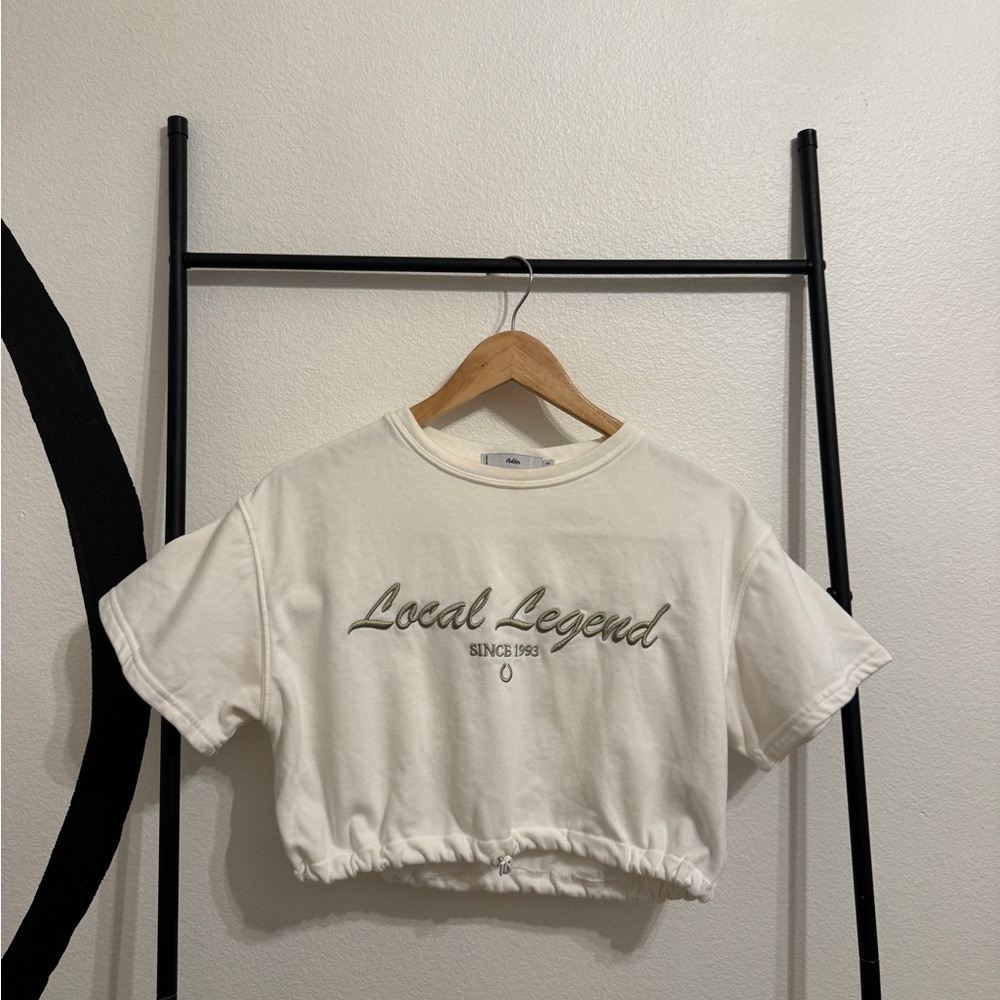 Adika Cream T-Shirt with Subtle Design